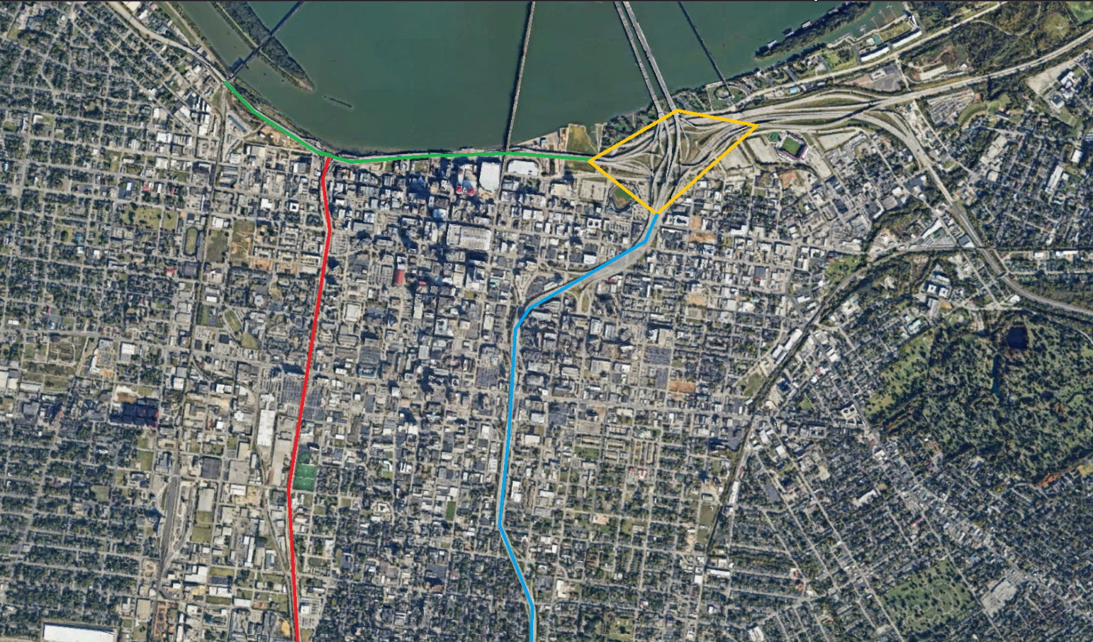 map of louisville map of louisville